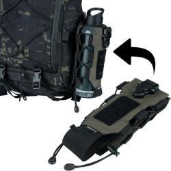 Porte-bouteille r&eacute;glable MOLLE Bottle Holder 101 Inc vert arm&eacute;e