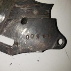 Plaque 92 espagnole c&ocirc;t&eacute; gauche