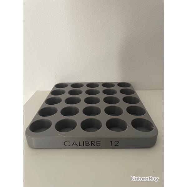 Plateau de rechargement 25 munitions de calibre 12