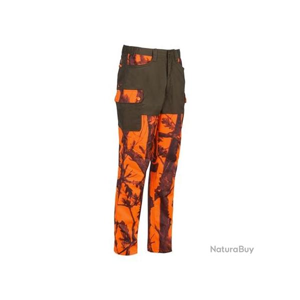 Pantalon Homme Percussion Roncier Traque - Camo Orange