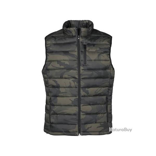 Gilet Homme Idaho Camo Trek - Camo Kaki PERCUSSION