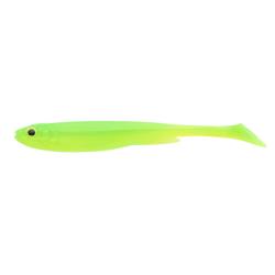 4 LEURRES SOUPLES DAIWA PROREX SLIM SHAD Y 10,5CM GHOST LIME CHART