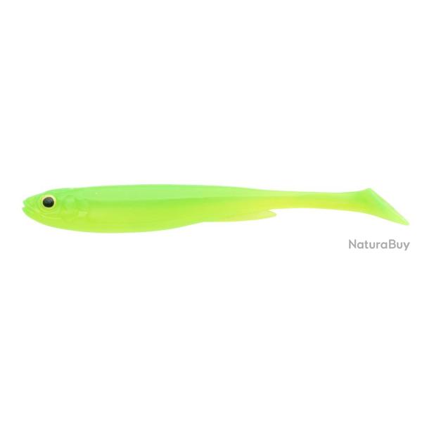 3 LEURRES SOUPLES DAIWA PROREX LS PX SLIM SHAD Y 16,0CM GHOST LIME CHART
