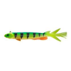 LEURRE SOUPLE MONTE 21CM 80G V MARLEY PELAGIC SHAD FIRE TIGER