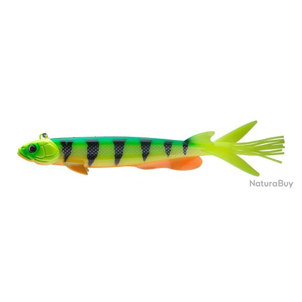 LEURRE SOUPLE MONTE 21CM 80G V MARLEY PELAGIC SHAD FIRE TIGER