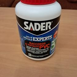 Colle sader pvc 500 ml Avec pinceau applicateur Tout neuf jamais ouvert