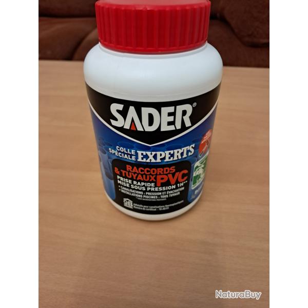 Colle sader pvc 500 ml Avec pinceau applicateur Tout neuf jamais ouvert