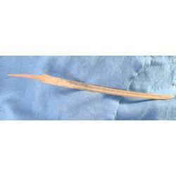 Lame seule de sabre briquet an 9 / 1816, oxydation, long en fl&egrave;che totale 80 cm lame 68 cm