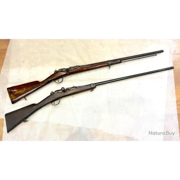 2 fusils Gras 1874