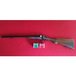 0015897 COACH GUN  JUXTAPOSE  A  PLATINES  AR, CHIENS EXT. et PERCUSSION CENTRALE, calibre 16/65