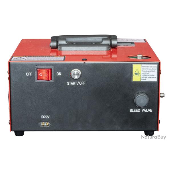 COMPRESSEUR POWAIR SECTEUR OU 12V 300BAR/4350PSI.