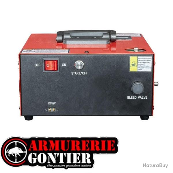 Compresseur PCP 300 bar Powair PO0031 12V et secteur 4350 PSI haute pression portable