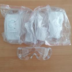 lot de 5 paires lunettes de protection pour jardinage ou travail neuves sous blister