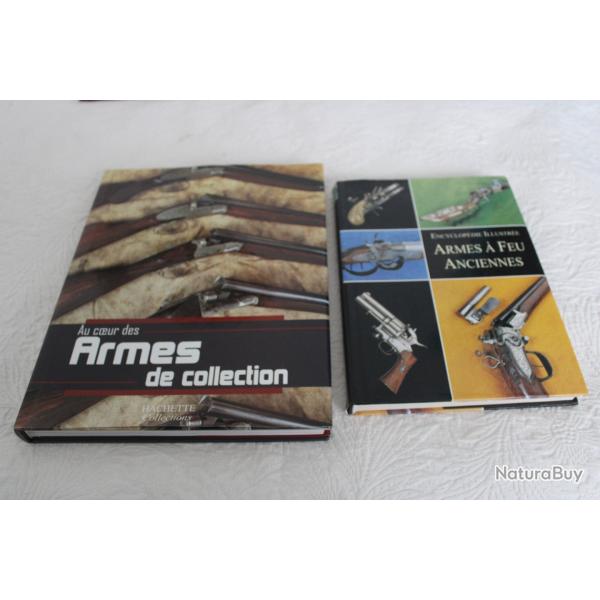 Lot 2 livres de r�f�rences sur armes de collection