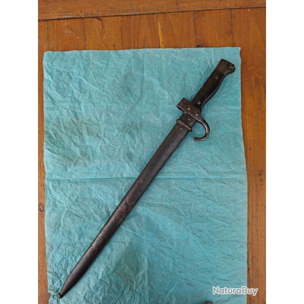Baionnette mousqueton Berthier 1892