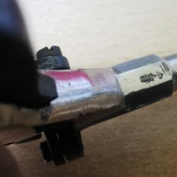 Pistolet de cycliste nickel&eacute; ann&eacute;es 1900 allemand.