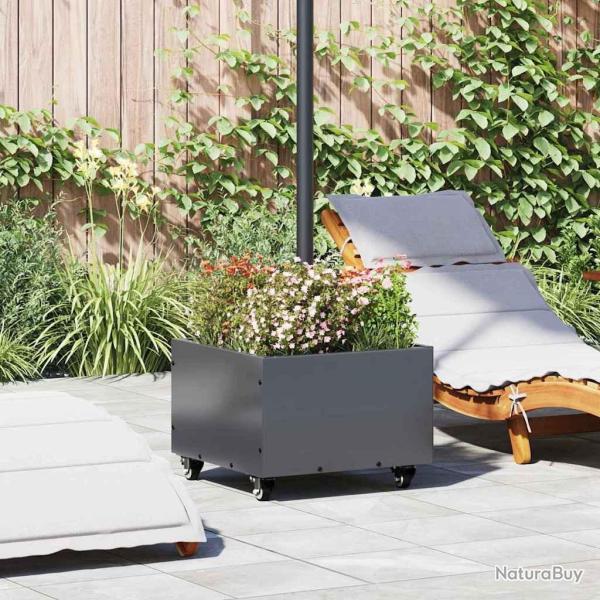 Pied de parasol Anthracite 45 x 45 x 45 cm Acier