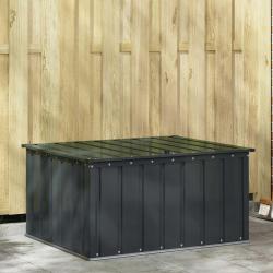 Bo&icirc;te de Rangement de Jardin Noir 101 x 82 x 50 cm Acier