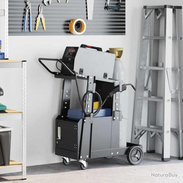 Chariot de soudage Noir 91 x 47 x 96 cm Acier