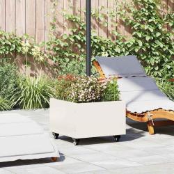 Pied de parasol Blanc 45 x 45 x 45 cm Acier