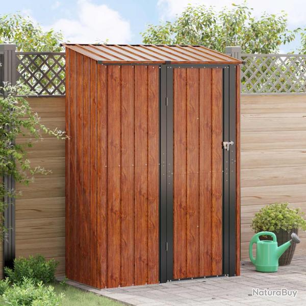 Cabanons de jardin Marron 140,5 x 74 x 200 cm M�t??