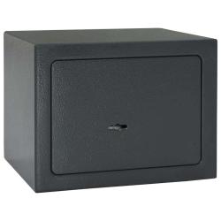 Coffre-fort avec verrouillage Gris fonc&eacute; 23 x 17 x 17 cm Acier