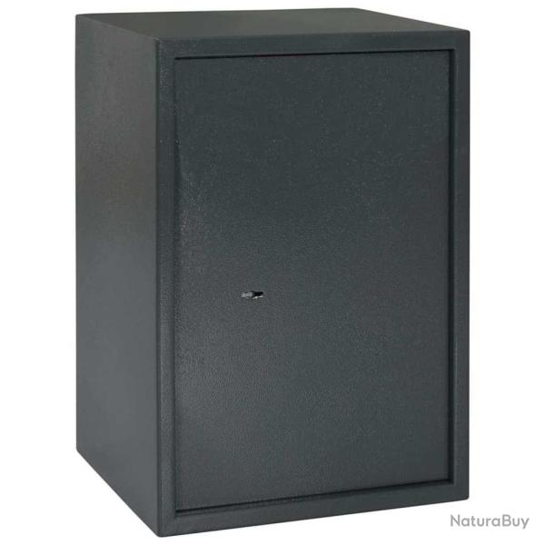 Coffre-fort avec verrouillage Gris fonc� 35 x 31 x 50 cm Acier