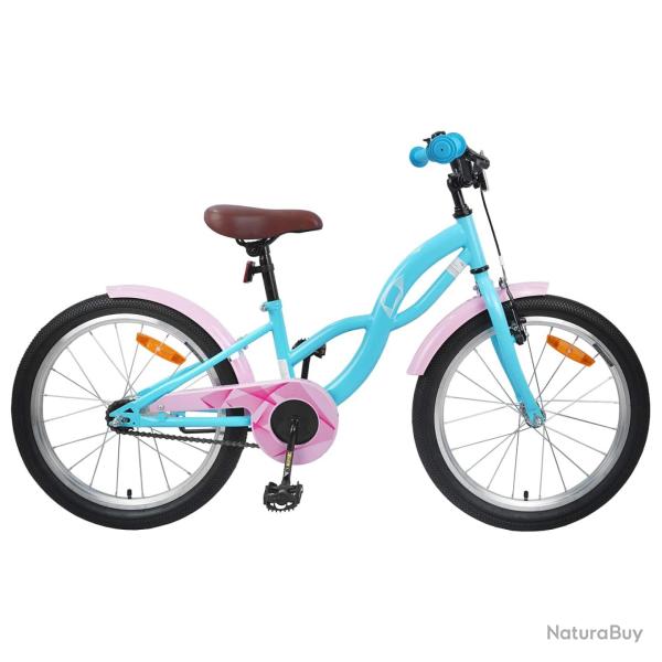 V�lo pour Enfants 18 Pouces pour les 5-7 ans Bleu clair