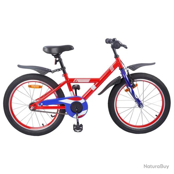 V�lo pour Enfants 18 Pouces pour les 5-7 ans Rouge