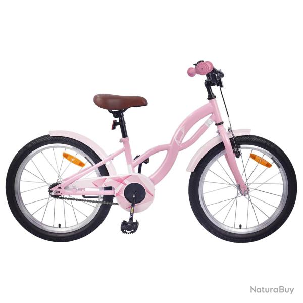 V�lo pour Enfants 18 Pouces pour les 5-7 ans Rose clair