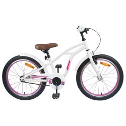 V&eacute;lo pour Enfants 18 Pouces pour les 5-7 ans Blanc