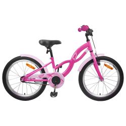 V&eacute;lo pour Enfants 18 Pouces pour les 5-7 ans Rose fonc&eacute;