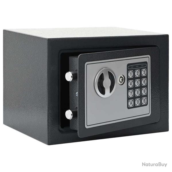 Coffre-fort num�rique Gris fonc� 23 x 17 x 17 cm Acier