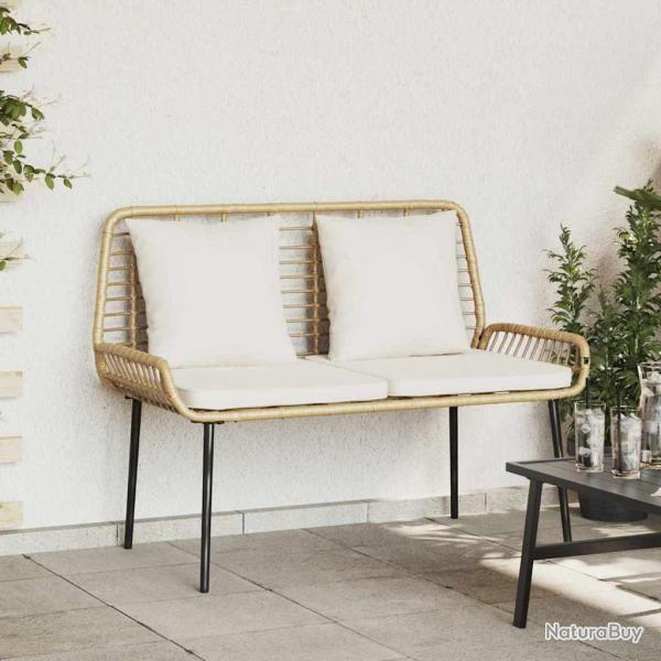 Banc de jardin Marron et Cr�me polyrotin