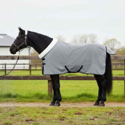 Couverture &Eacute;quine Vert fonc&eacute; complet 145 cm Fleece polaire