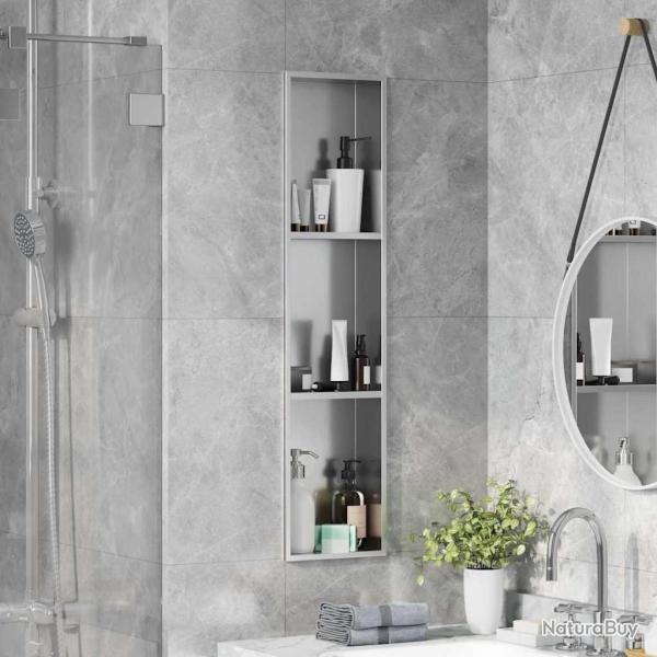 Niche de Douche Argent� 90 x 20 x 9,5 cm Acier inoxydable