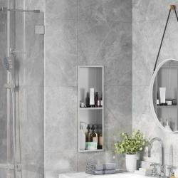 Niche de Douche Argent&eacute; 60 x 20 x 9,5 cm Acier inoxydable