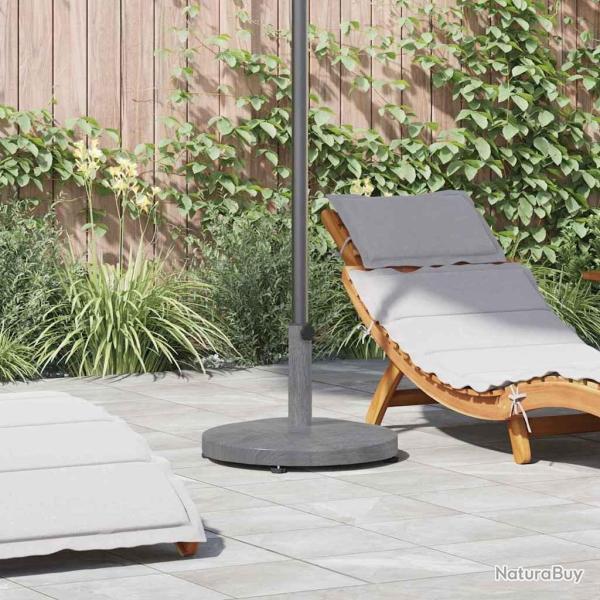 Pied de parasol Aspect Bois Gris Fonc� 48 x 48 x 32 cm