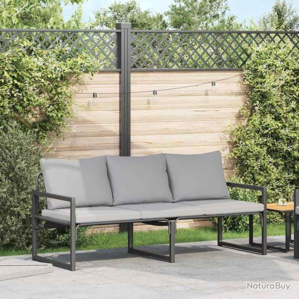 Mobilier de jardin Gris clair 180 x 72,5 x 71 cm Polyester