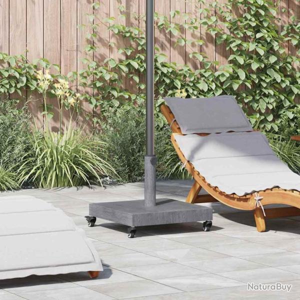 Pied de parasol Aspect Bois Gris Fonc� 45 x 45 x 31,5 cm