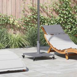 Pied de parasol Aspect Bois Gris Fonc&eacute; 45 x 45 x 31,5 cm