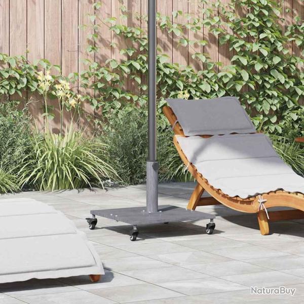 Pied de parasol Aspect Bois Gris Fonc� 45 x 45 x 31,5 cm