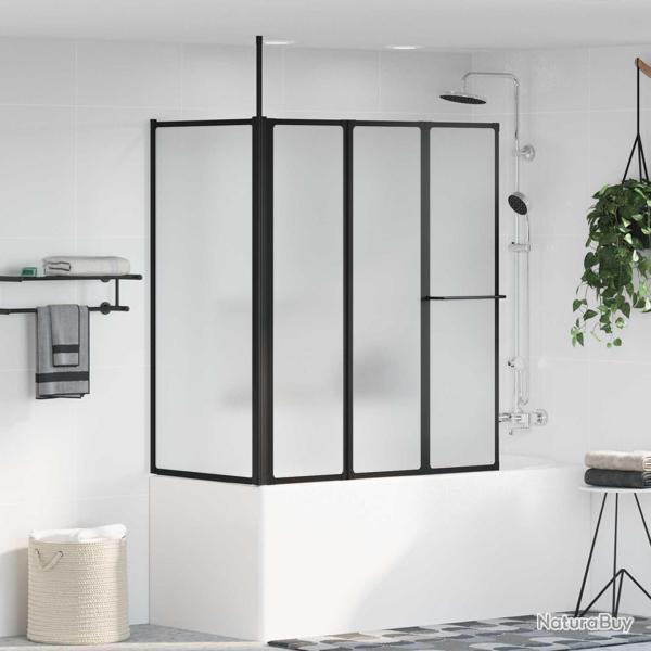 Paroi de douche Blanc 120 x 70 x 137 cm Aluminium