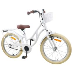 V&eacute;lo pour Enfants 24 Pouces pour les 8-12 ans Blanc