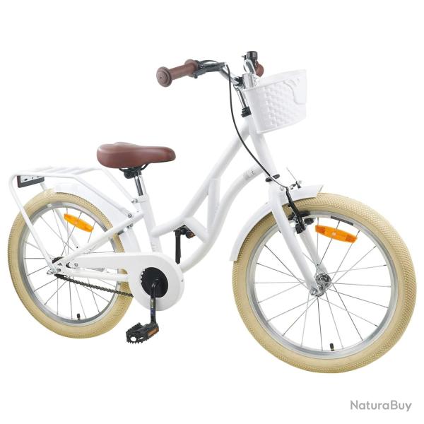 V�lo pour Enfants 24 Pouces pour les 8-12 ans Blanc