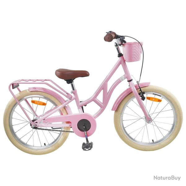 V�lo pour Enfants 24 Pouces pour les 8-12 ans Rose clair