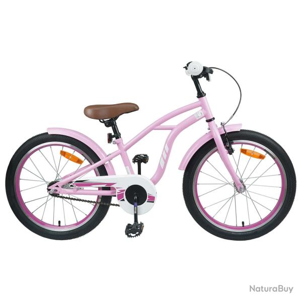 V�lo pour Enfants 18 Pouces pour les 5-7 ans Rose clair
