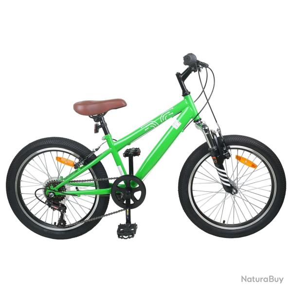 V�lo de Montagne 20 Pouces 6-Vitesse pour 5-8 ans Vert