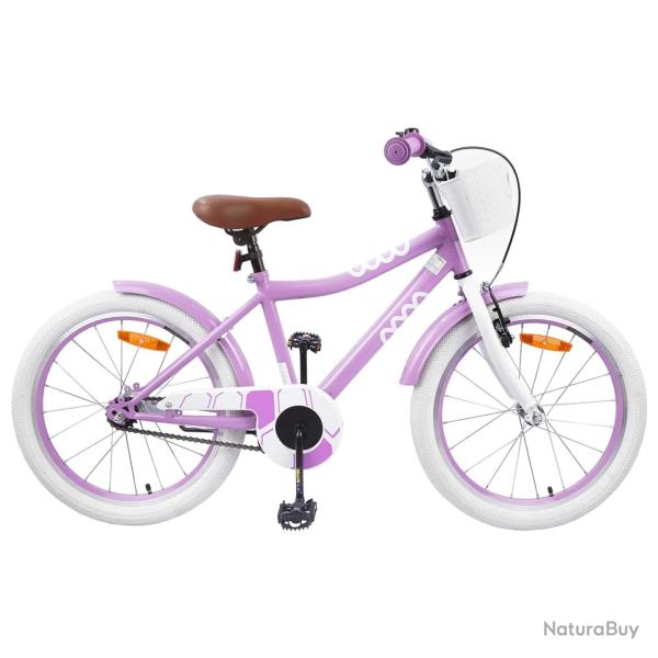 V�lo pour Enfants 18 Pouces pour les 5-7 ans Pourpre
