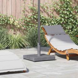 Pied de parasol Aspect Bois Gris Fonc&eacute; 45 x 45 x 31,5 cm